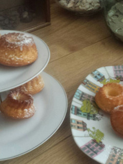 Una foto de Mini bundt de mandarina