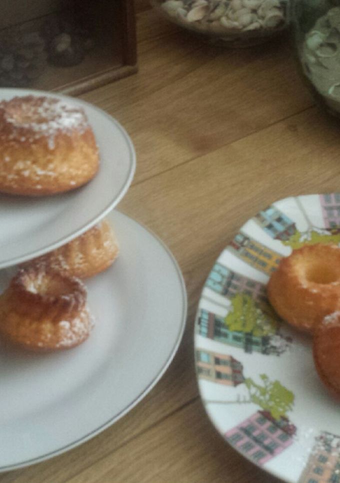 Una foto de Mini bundt de mandarina