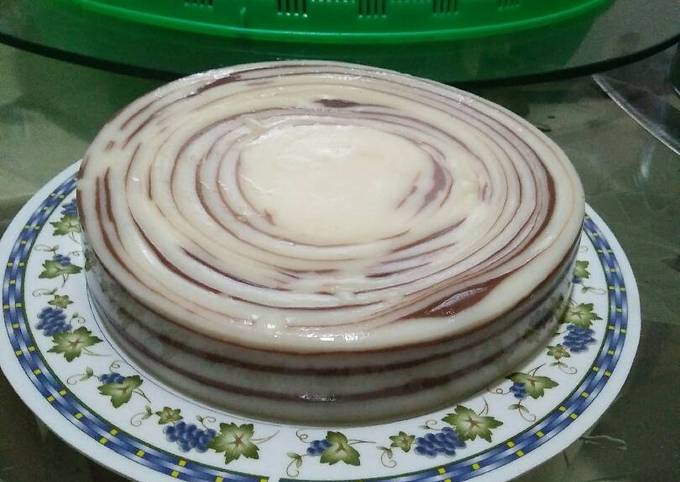 Resep Puding Roti Tawar Motif Zebra Tanpa Telur Dan Mentega Oleh