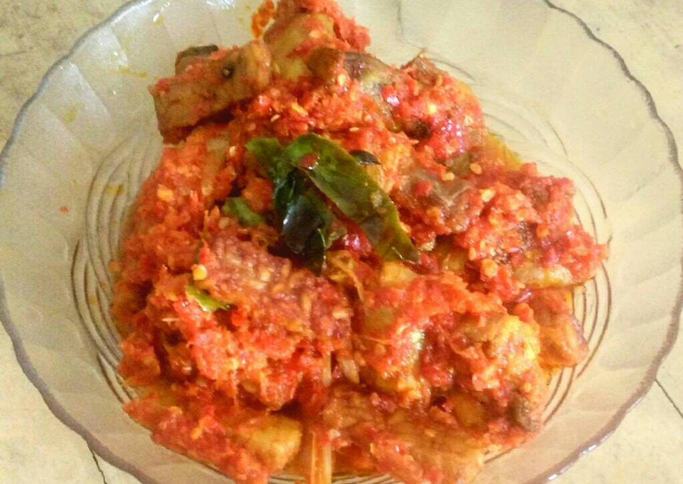 Ayam + tempe balado