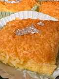 Crustless coconut pie