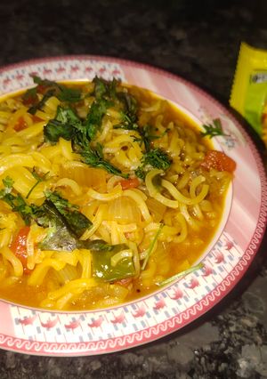 A picture of Masala Maggi.