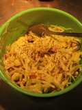 Ensalada con patas y sin pollo