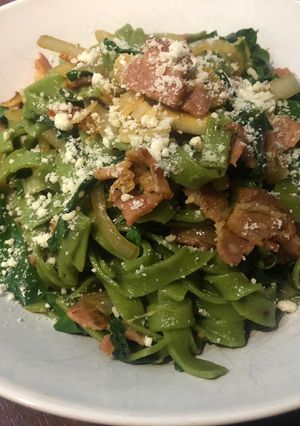 A picture of Spinach Pasta.