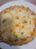 Pizza con masa de Pollo (Keto)