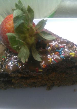 Una foto de Torta húmeda de Chocolate