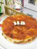 Puding roti gula hangus