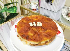 Gambar Puding roti gula hangus