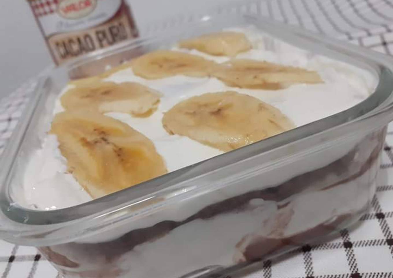 Tiramisú de plátano 🍌 y chocolate 🍫