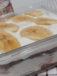 Una foto de Tiramisú de plátano 🍌 y chocolate 🍫