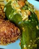 CAIGUA (pepino de agua), relleno con guiso de Carne Picada...!