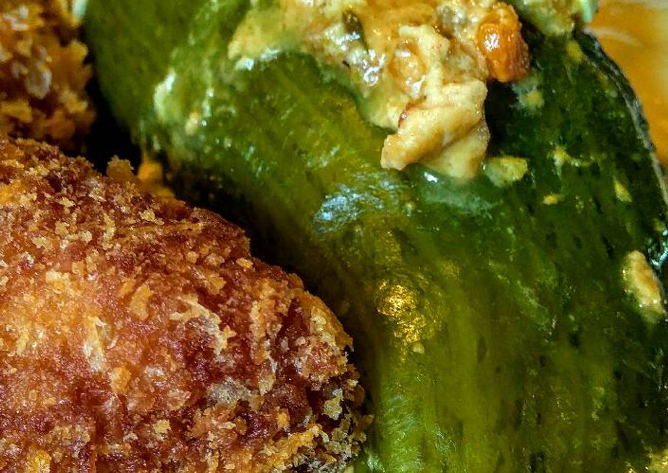 CAIGUA (pepino de agua), relleno con guiso de Carne Picada...!