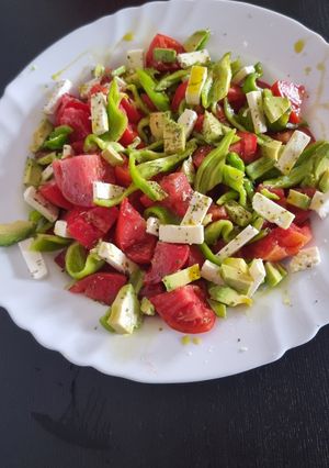 A picture of Summer orchard salad.