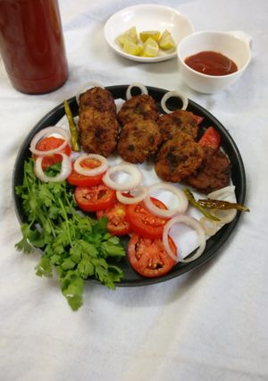 A picture of Tawa kebab.