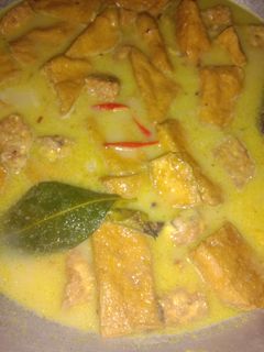 Foto resep Sayur tahu tempe kuah santan