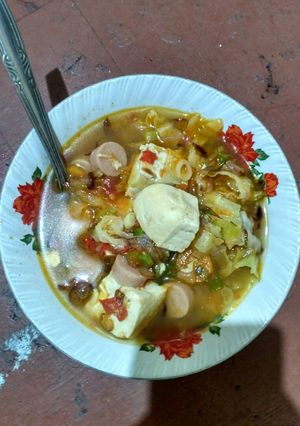 Foto resep Sup tahu pedas