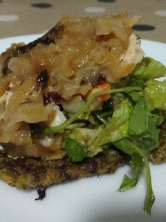 Una foto de Torta de brócoli y zanahoria