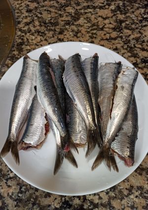 Una foto de Sardinas en airfryer