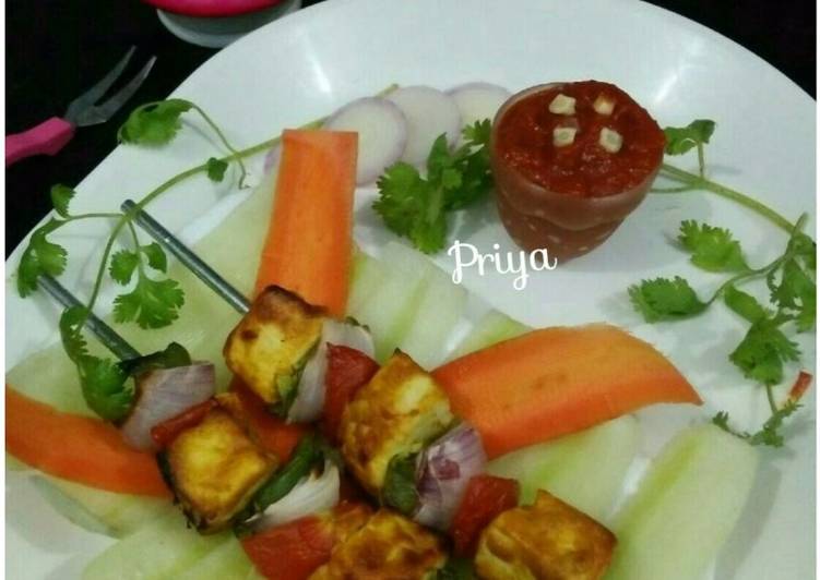 Steps to Make Healthy Paneer Tikka in 23 Minutes for Beginners