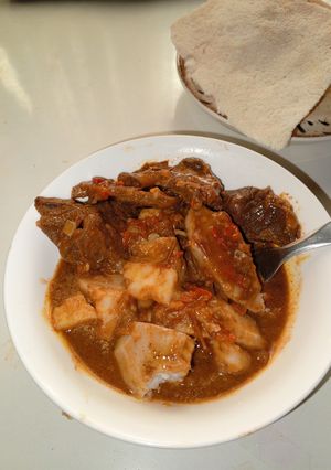 Una foto de Carne Guisada con Ocumo Chino