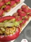 🍔 خبز البرغر الاحمر 🍔♥️