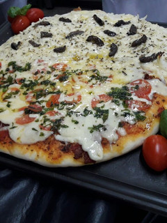 Una foto de Pizza casera