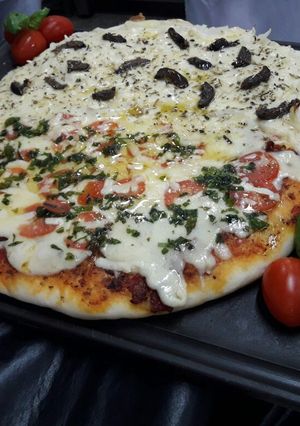 Una foto de Pizza casera
