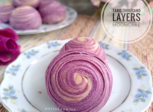 Foto resep Taro Thousand Layers Mooncake