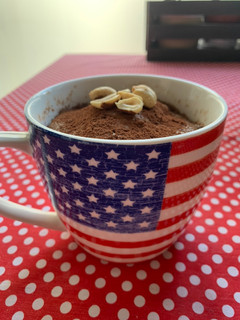 Una foto de Mug cake de chocolate