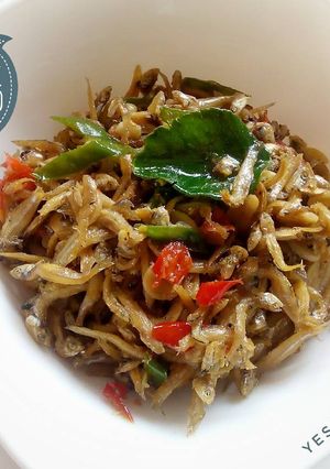 Foto resep Tumis teri lombok ijo