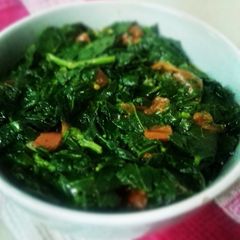 A picture of Mrenda (traditional vegetables).