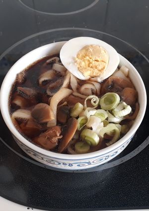 Una foto de Ramen casero