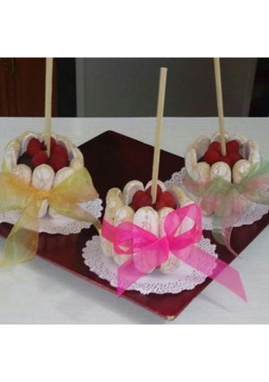 Una foto de Manzanas cubiertas