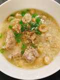 Pork Rib and Straw Mushroom Rice Porridge