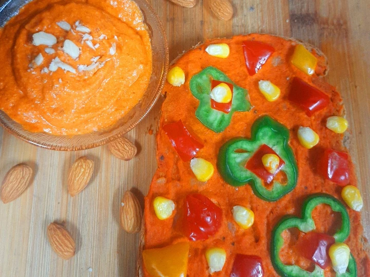 How To Make Open Sandwich with Almond Spread which So Delicious