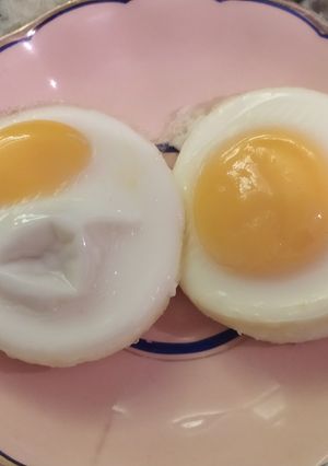 Una foto de Huevos "fritos" al horno (sin aceite)