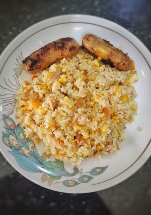 Foto resep Smoked Chicken Fried Rice