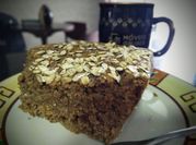 Uma foto de aveia low carb