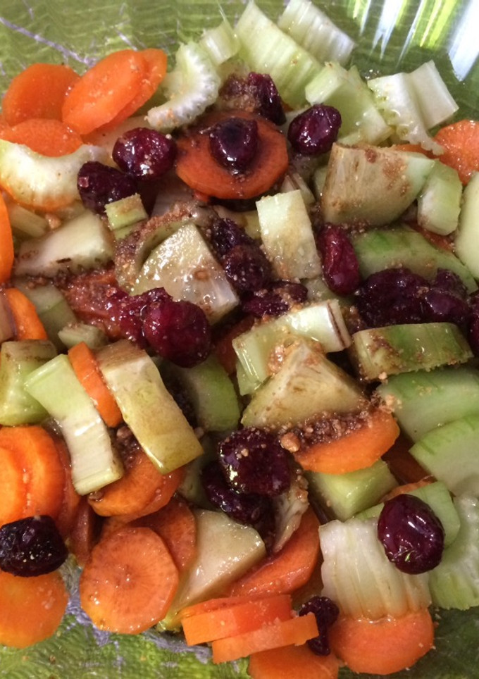Una foto de Ensalada vegana sin sal