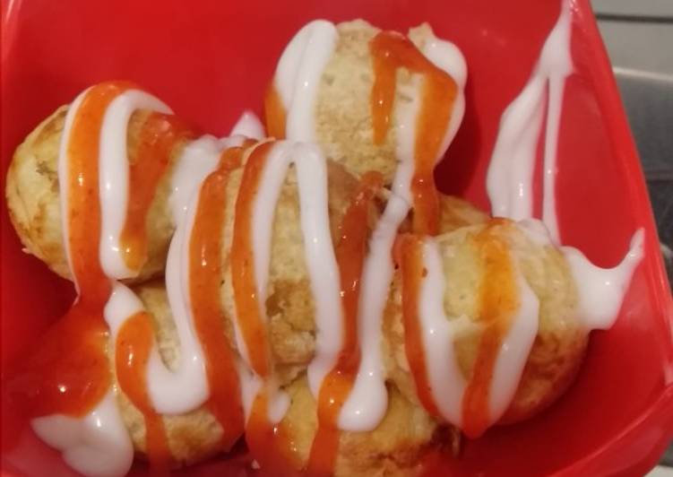 Takoyaki cepat dan mudah (chese yaki krn isinya keju 😆)