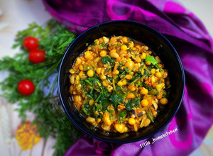 A picture of Lentils Spinach Stew.