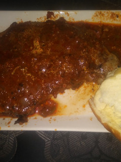 A picture of Anita's Rib 👁 Steak With Salsa.