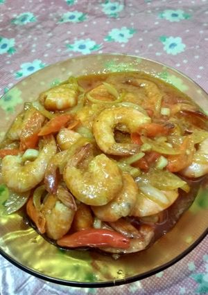 Foto resep Udang saos