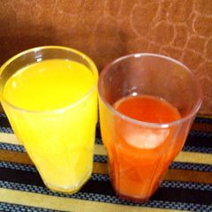 A picture of Watermelon &pineapple drink.