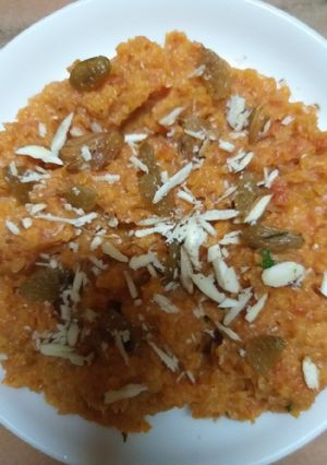 A picture of Carrot Halwa.
