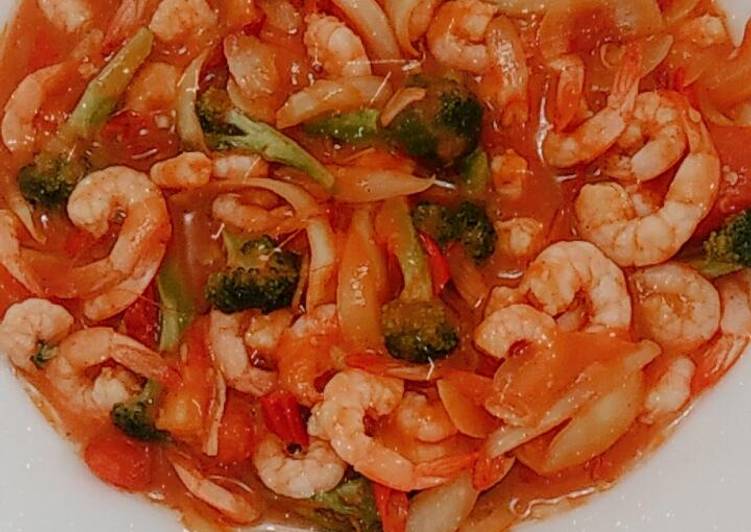 15 Bahan Bikin Udang Saus Padang Yang Mudah