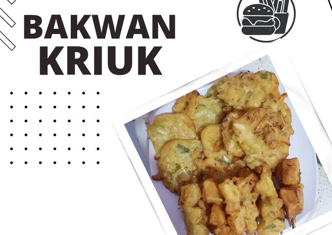 Resep Bakwan kriuk untuk buka puasa 🤤