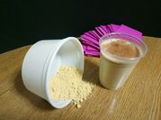 Una foto de batido de pera