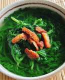 Canh Rau Cải Cúc Nấu Đơn Giản