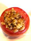 Gefüllte Tomaten mit Veggie Hack oder mit Rinderhackfleisch